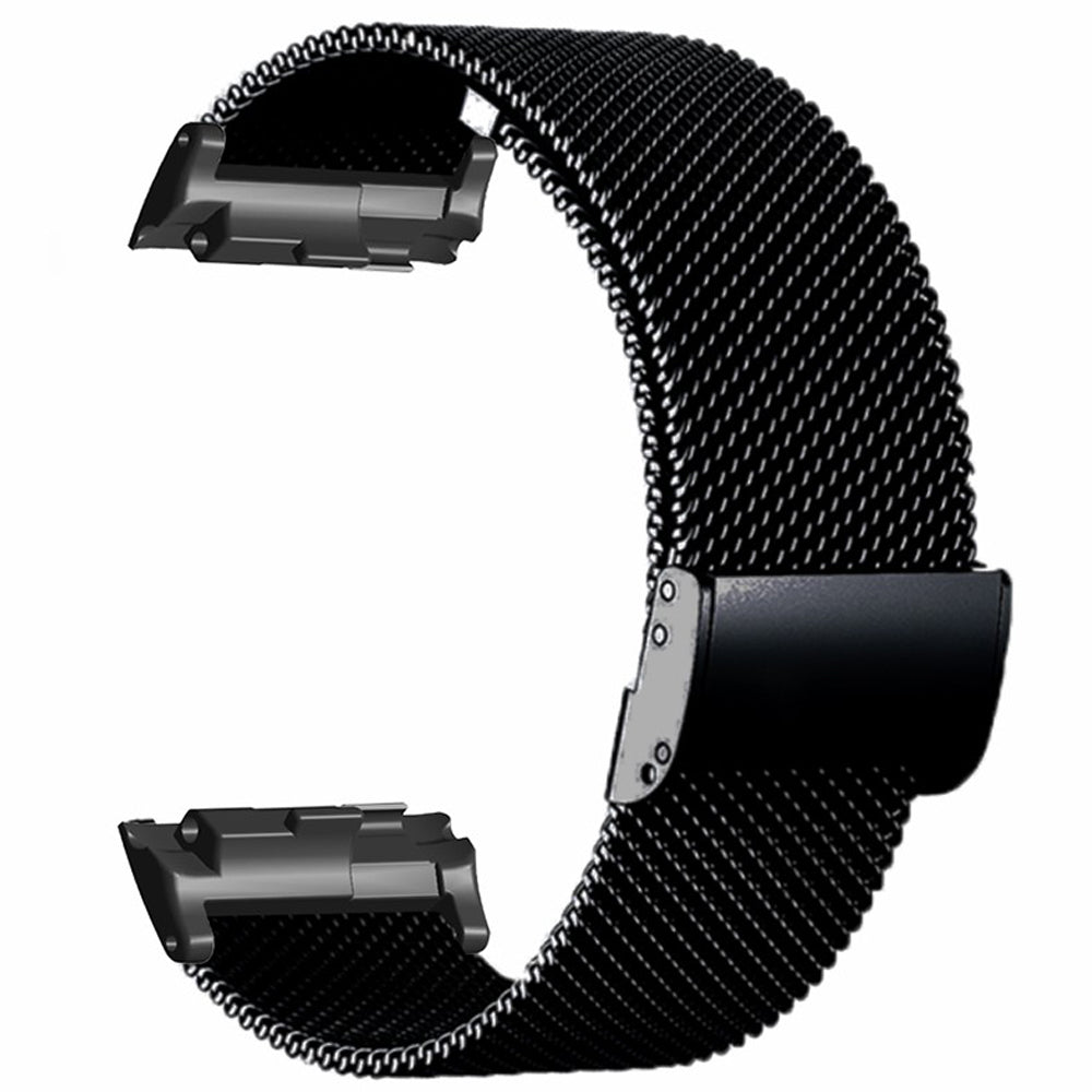 For Huawei Watch D Watch Band Milanese Stainless Steel Mesh Strap Replacement - Black For Huawei Watch D Watch Band Milanese Stainless Steel Mesh Strap Replacement - Black